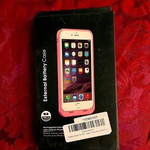 Battery case, iPhone 8 Plus or 7 Plus, Rose Gold